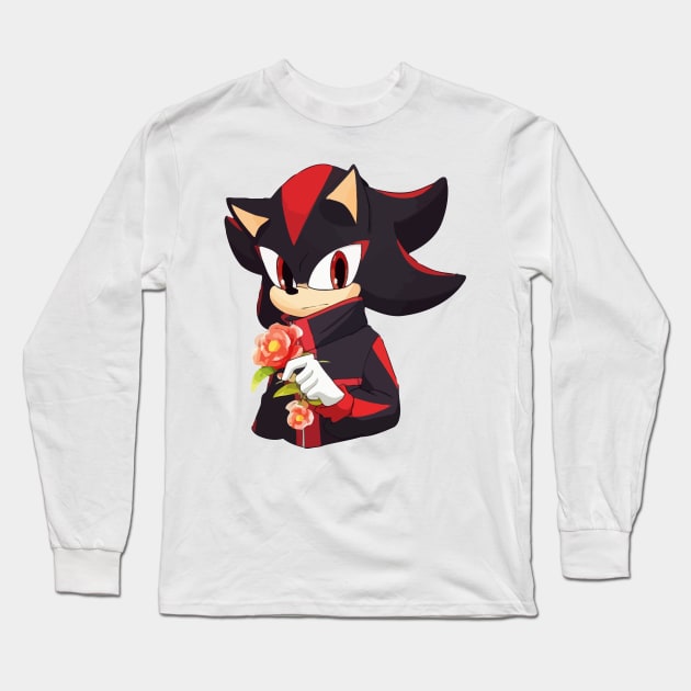 Sonic Black Long Sleeve T-Shirt by komplenan